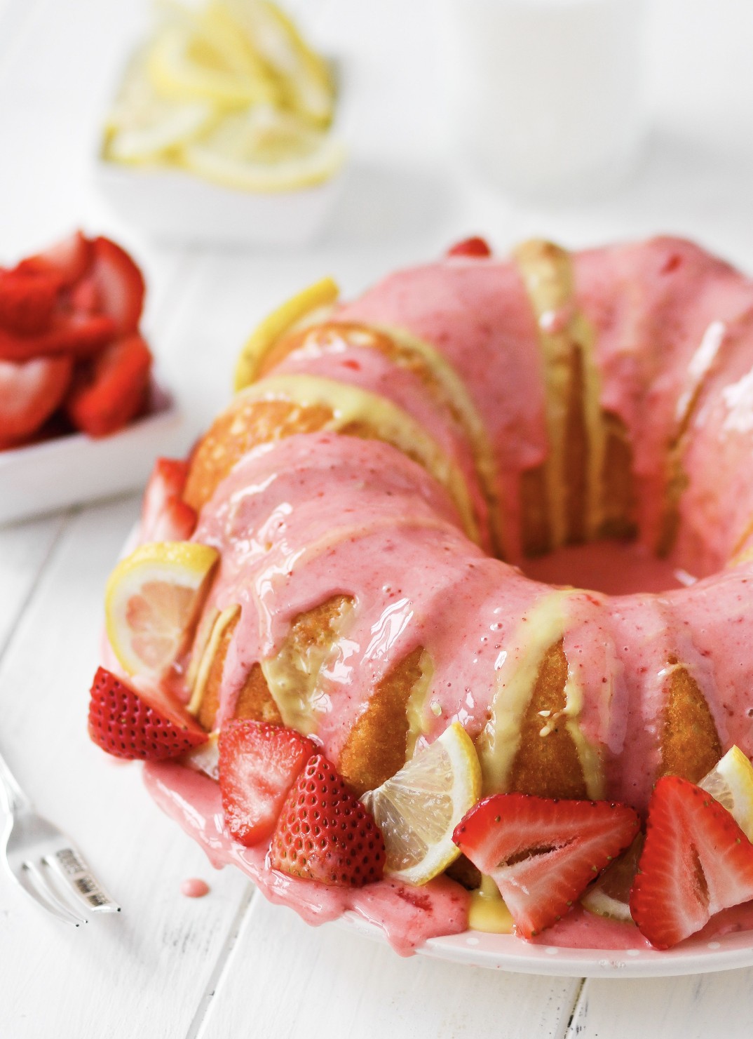 Strawberry Lemonade Cake