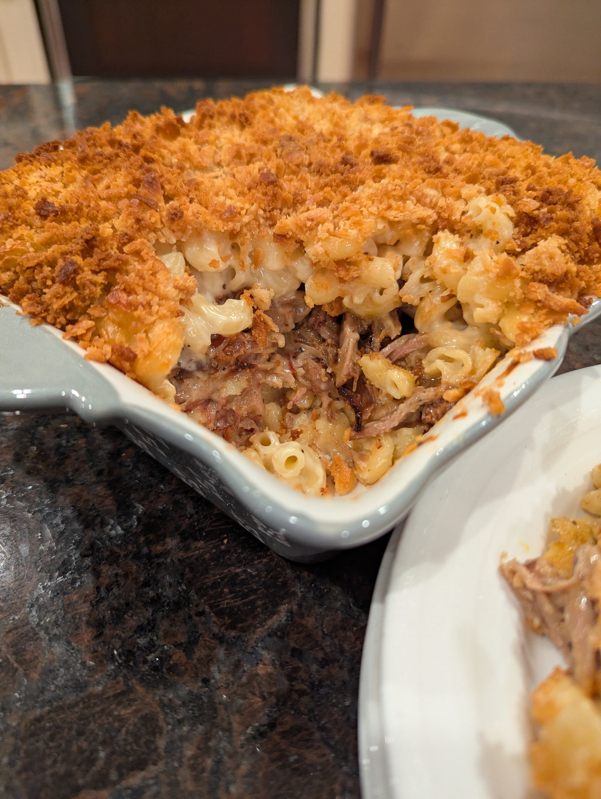 Smoked Pulled Pork Mac & Cheese